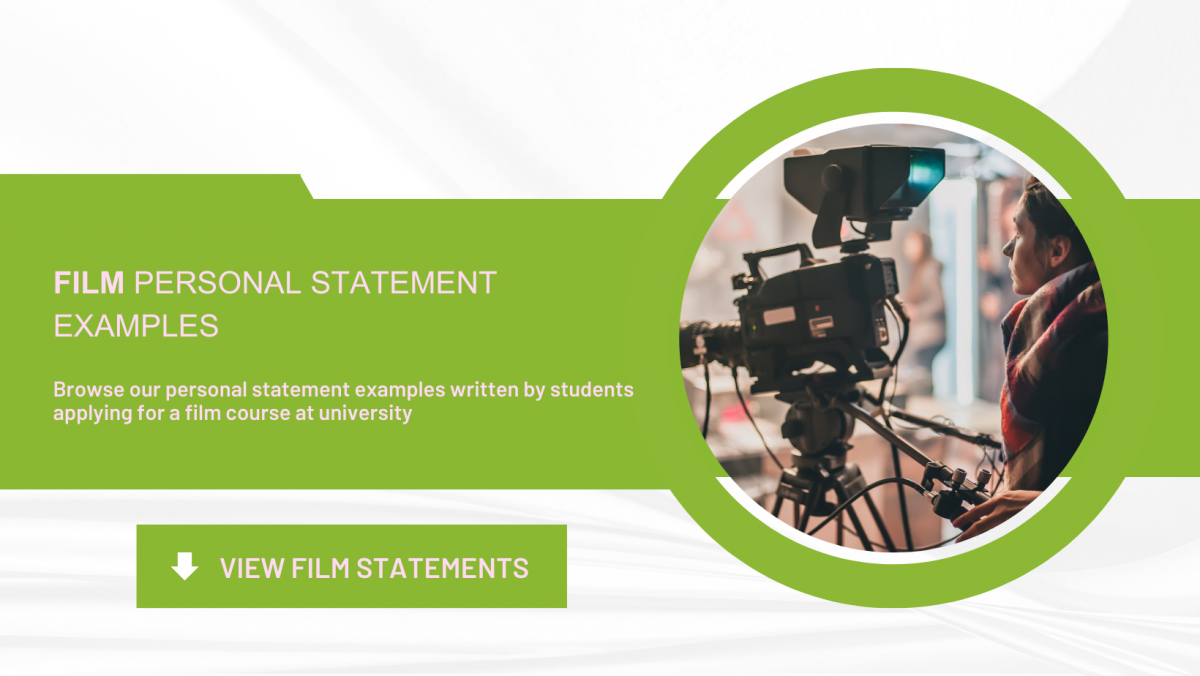 personal statement examples film